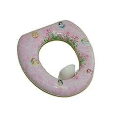 Toilettensitz Disney Prinzessin mit F�hrungsring - Soft Toilettentrainer Kinder Klositz WC Sitz anti rutsch Wc Sitz SoftSitz Weichaufauflage Toilettenauflage Softsitz Princess M�dchen Prinzessinen Dornr�schen Aurora Cinderella Aschenputtel rosa pink bunt