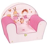 knorr-baby 490167 Kindersessel Spielzimmer, pink-rosa