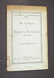 Produkt-Bild: Die Anf&auml;nge der Montes Pietatis (1462-1515). Von Heribert Holzapfel, (= Ver&ouml;ffentlichungen aus dem Kirchenhistorischen Seminar M&uuml;nchen. Herausgegeben von Alois Kn&ouml;pfler, Nr. 11),