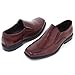 Alpine Swiss S197 Men's Dress Shoes Leather Lined Slip on Loafers, Brown, 11