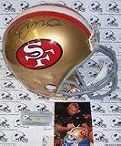 Joe Montana Autographed San Francisco 49ers Authentic Full Size Throwback Football Helmet