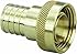 Viega 46414 PureFlow Zero Lead Brass PEX Crimp Supply Adapter with 3/4-Inch by 1 Crimp x Manabloc Supply