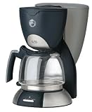 White And Brown FA 837 WAKE UP - Cafetière - filtre - inox brossé/noir