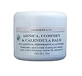 High Strength Arnica, Comfrey & Calendula Cream Balm by Chambers & Co. Traditional remedy used to treat the symptoms of bruising, sprains and muscle pain (50ml)