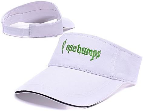ZHHUA 2015 Movie Goosebumps Logo Adjustable Embroidery Tennis Golf Baseball Hat Sun Visor Cap White