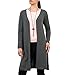 Womens Cashmere & Merino Extra Long Cardigan