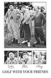 Art Poster Print - Golf with Your Friends - Poster Size: 22.25 X 34.5 inches