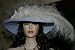 Victorian Hat Wedding Hat Church Hat NEW Tea Hats Design By Darna “Miss Creamy Crystal Fairy”