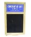 French look Chalk Notice Board - Chocolat Au Lait