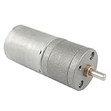 uxcell DCギヤードモータ　100RPMスピード　DC　24V　40-50mA　25 x 68mm