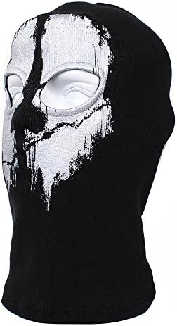 Full Face Mask Ghost Cotton for Cycling Skiing Airsoft CS AA110-B-02