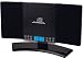 Sylvania SRCD2730-Black CD AM/FM Micro System with LED Alarm Clock, Desk or Wall Mountable (Black)
