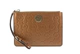 Michael Kors Monogram Wristlet, Luggage, 32s2gmew3l