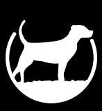 Labrador Retriever Dog 4.9 x 4.5 Die Cutz Decal