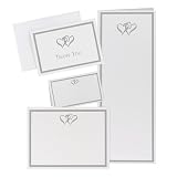 Silver Hearts Wedding Stationery Kit