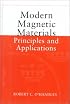 Modern Magnetic Materials: Principles and Applications