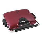 George Foreman GRP90WGR Next Grilleration Electric Nonstick Grill with 5 Removable Plates