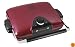 George Foreman GRP90WGR Next Grilleration Removable-Plate Grill with 5 Plates, Red