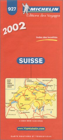 Michelin Switzerland Map No. 927 5e