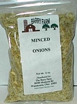 Onions, Minced, 4 oz. by Barry Farm