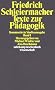 Texte zur P�dagogik: Kommentierte Studienausgabe: Band 1