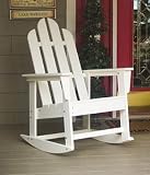 Long Island Outdoor Rocker - White (White) (41H x 26.50W x 30D)