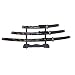 4 pc Traditional Black Samurai Style Sword Set with dragon design