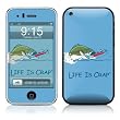 Bass Fishing Design Protector Skin Decal Sticker for Apple 3G iPhone / iPhone 3GS 3G S
