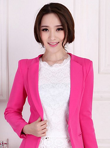 テーラードジャケット ドレス スーツ スリム　タイト　美しい　春　ヨーロピアン　スーツ　シルエット ピンク (オリジナル・ブレスレットとサシェセット)