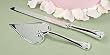 Personalized Cake Knife and Server Set Reflective Heart (1 per order) Wedding Accesory