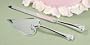 Wedding Heart Cake Knife and Server Set Reflective Heart (1 per order)