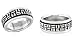 Oxidized Celtic Spinner Ring Band Sterling Silver