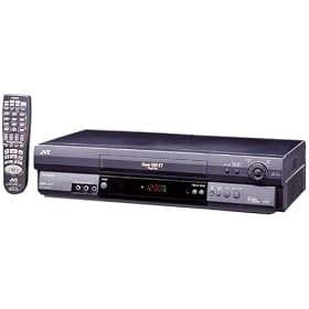 JVC HRS3901U 4-Head S-VHS VCR, Black