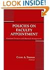 Policies on Faculty Appointment: Standard  Practices and Unusual Arrangements