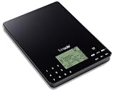 Trimscale Digital Kitchen Scale with Calorie Counter, 11lb Capacity, Black Trimscale Digital Kitchen Scale with Calorie Counter, 11lb Capacity, Black