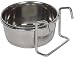 Stainless Steel Coop Cup - 10 oz - Style A with Wire Dish Holder