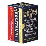 ; Roget's II the New Thesaurus; and  The Essential Writer's Companion