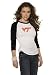 Virginia Tech Hokies Women's 3/4 Sleeve Raglan Top - by Alyssa Milano