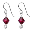 Titanium July Birthstone Earrings Made with SWAROVSKI ELEMENTS