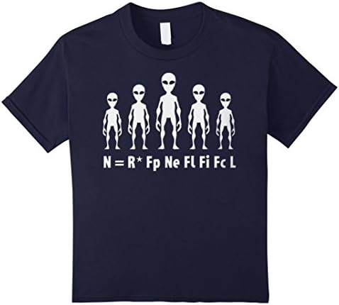 Kids Drake Equation T-Shirt 12 Navy