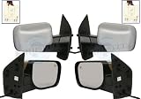 New Passenger Side Mirror, RH, 2005-2010 Nissan Armada, 2004 Nissan Pathfinder, 2004-2005 Nissan Titan, 2004-2005 Infiniti QX56, Power, Non Heated, Manual Folding, Chrome Cover