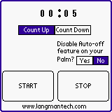 Mobile Stopwatch Deluxe downloadable Software