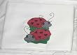 Baby Cakes Baby Burpcloths - Ladybug Design Design