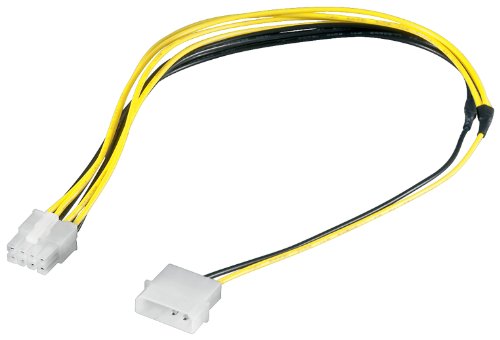 Wentronic Internes Stromkabel (5,25mm Stecker auf EPS-Stecker) schwarz Preisvergleich