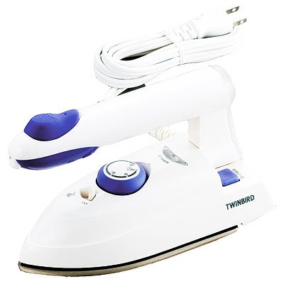 ツインバード工業 コンパクトスチームアイロン SA-D565BL ブルー