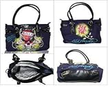 Christian Audigier Ed Hardy Kristine Satchel Khaki Plum Purple- DTKRI3103 Reviews