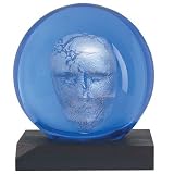 Kosta Boda Blue Headman Sculpture