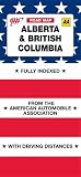 Alberta and British Columbia (AAA Road Map)