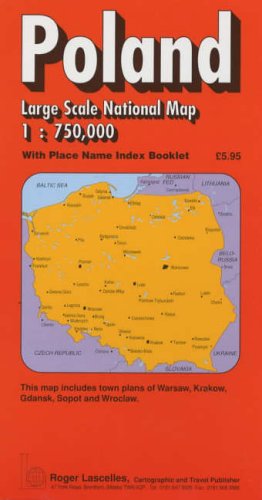 Poland National Road Map (Red Cover)
