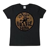 Felix The Cat - Orange Drink Ladies T-Shirt by Junk Food